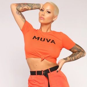 Amber Rose Muva Cropped Tee